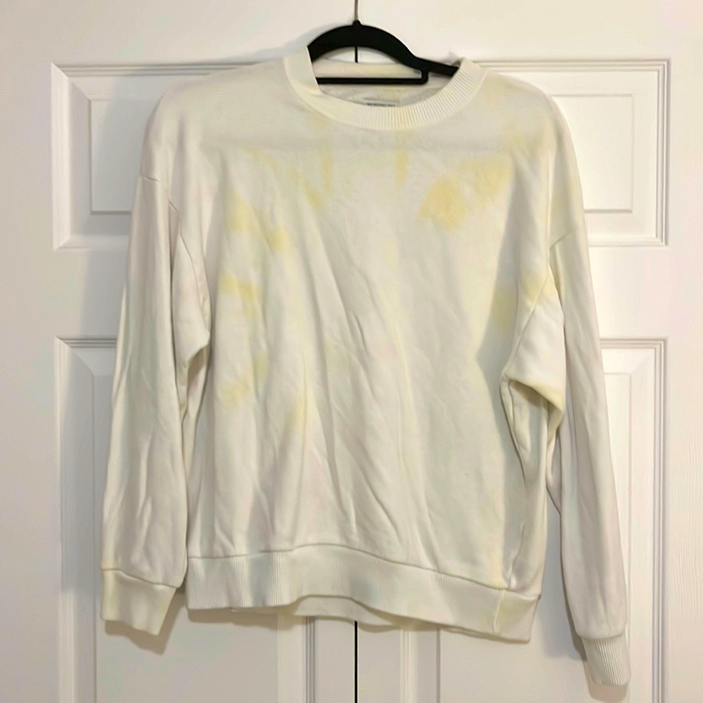 AE light tie dye fleece pullover - Small